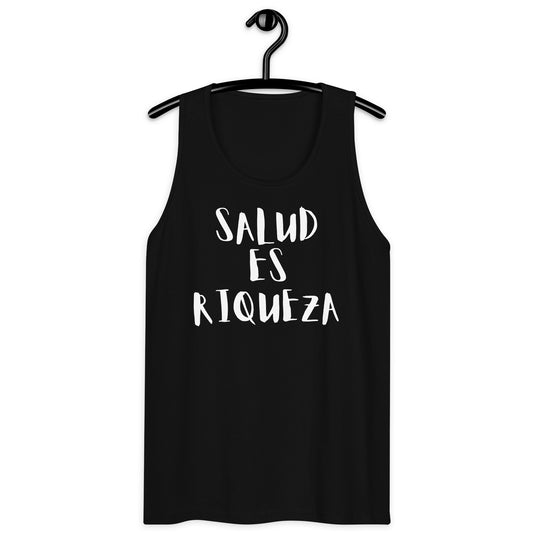 Salud es Riqueza tank top