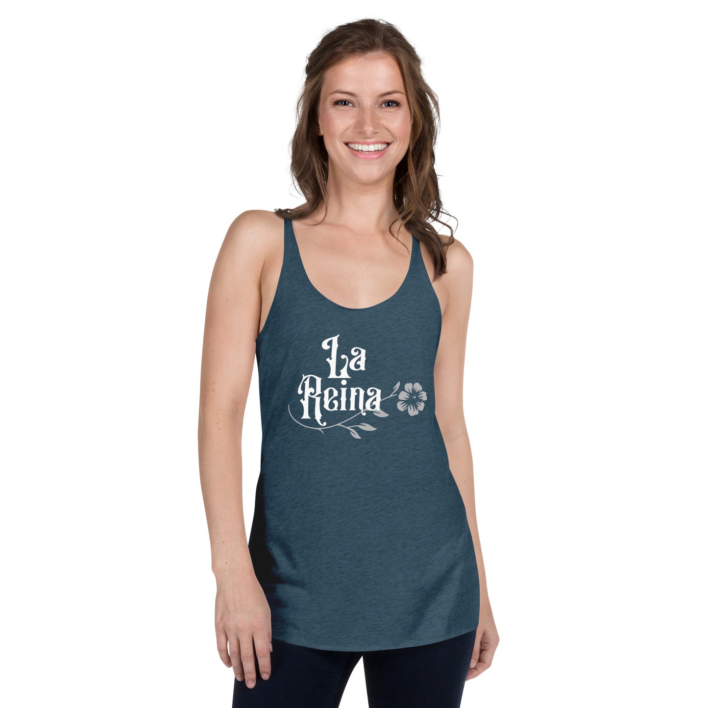 La Reina Flower Racerback Tank