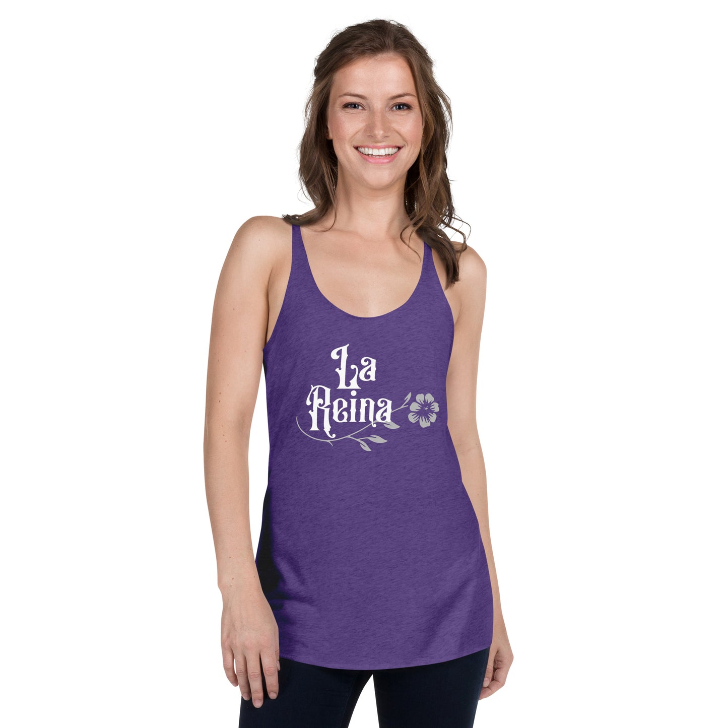 La Reina Flower Racerback Tank