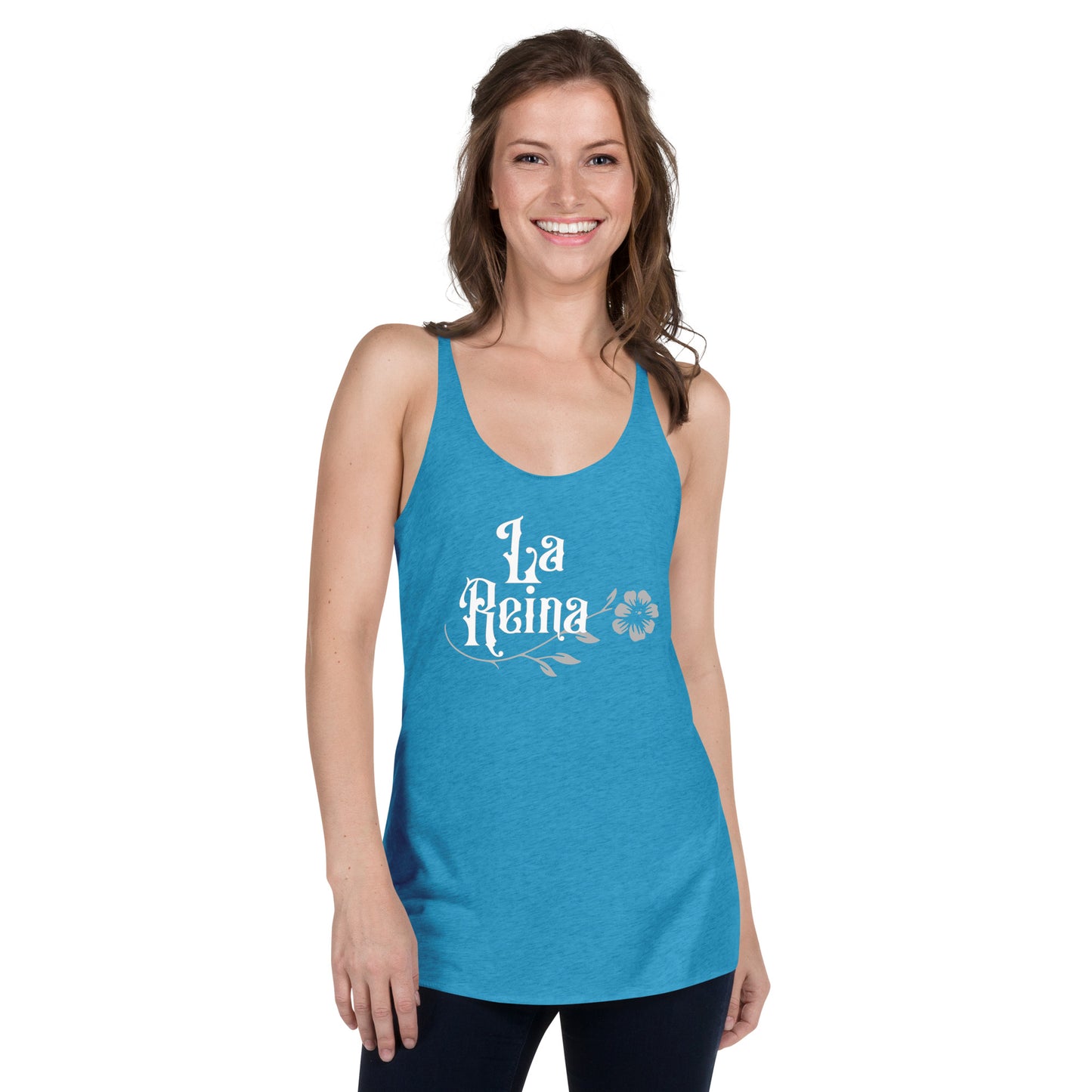 La Reina Flower Racerback Tank